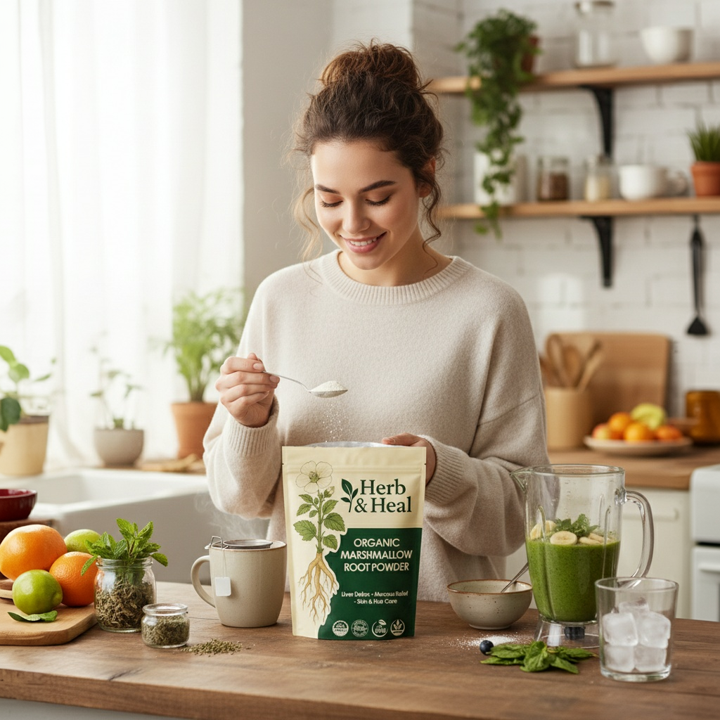 Organic Marshmallow Root Powder (8 oz)