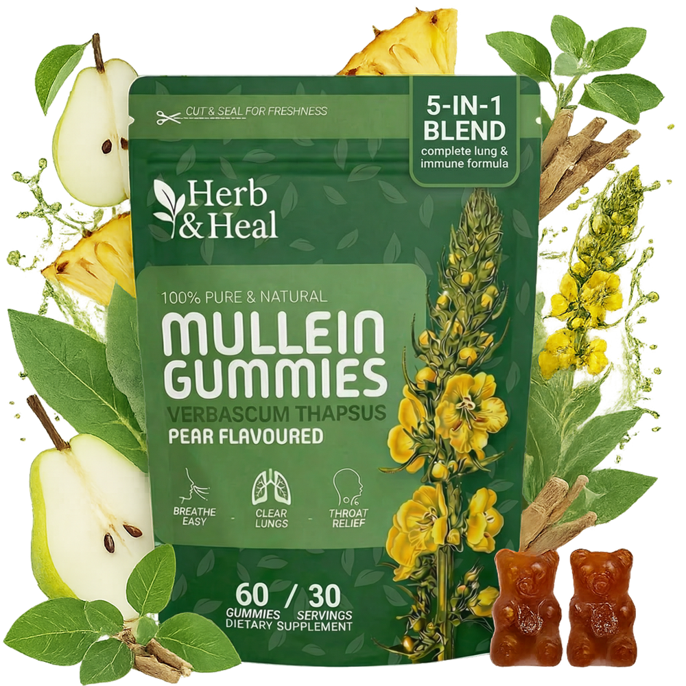 Herb &amp; Heal Lung &amp; Liver Duo — Mullein Gummies and Milk Thistle Seed Powder